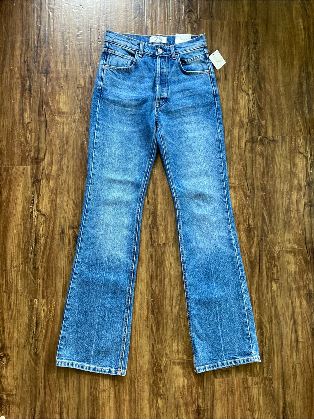 We The Free Women's Bootcut Jeans in Medium Blue Size 25 Tall NWT